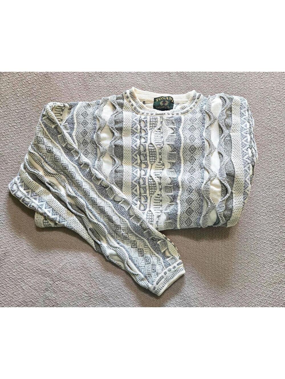Tosani Sweater XLT | 90s 3D Cable Knit